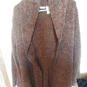 Super soft brown cardigan/duster